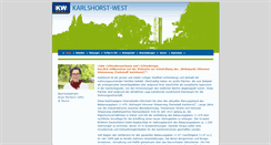 Desktop Screenshot of karlshorst-west.de