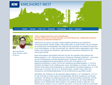 Tablet Screenshot of karlshorst-west.de